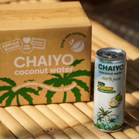 Chaiyo 100% Natural Coconut Water (6 Pack)